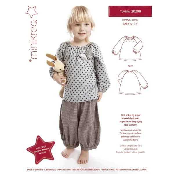 MiniKrea 50200 - Tunika, Baby og Barn