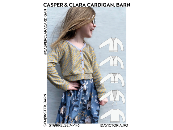005  Casper & Clara Cardigan, barn (74-146)