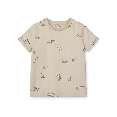 LIEWOOD - APIA T-SHIRT DOG/SANDY