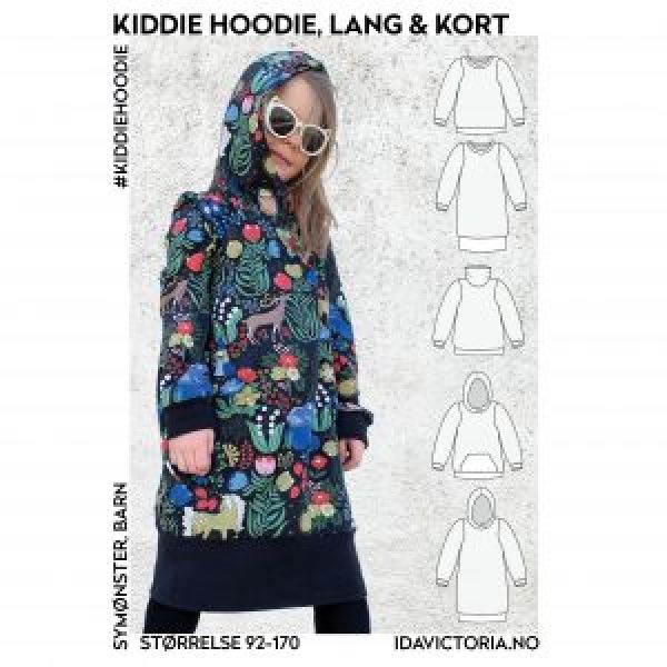 023  Kiddie Hoodie &ndash; lang & kort genser til barn (92-170)