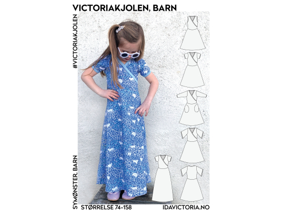 019  Victoriakjolen til barn (74-158)
