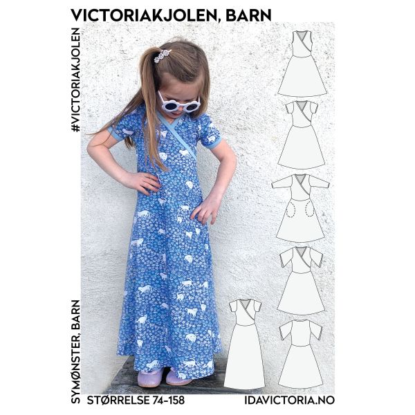 019  Victoriakjolen til barn (74-158)