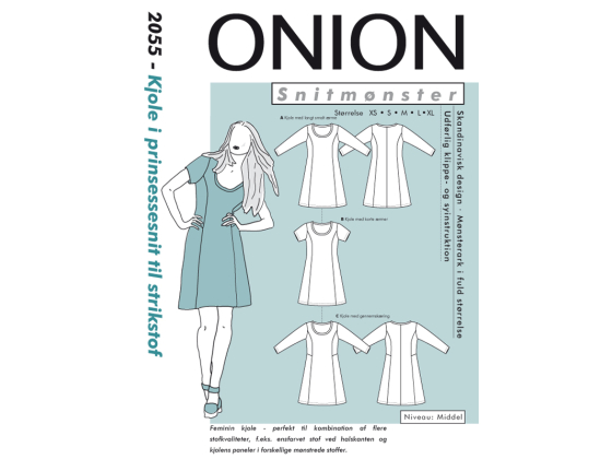 2055  ONION KJOLE I PRINSESSESNIT
