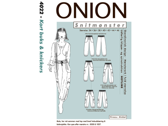 4022  ONION KORT BUKS & KNICKERS