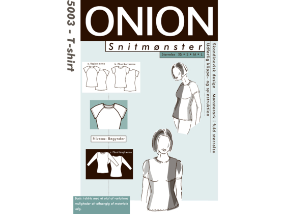  5003  ONION T-SHIRT M. PÅSAT- OG RAGLANÆRME