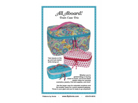 PBA244  ALL ABOARD! TRAIN CASE TRIO