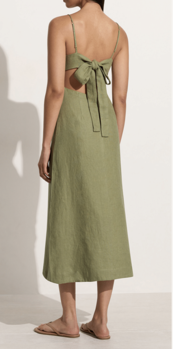 Regina Midi Dress - Sage - Image 4