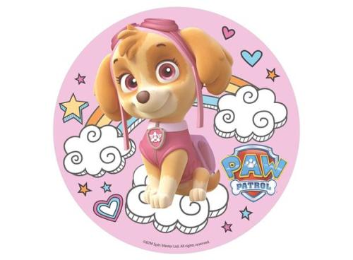 Paw Patrol - Skye Spiselig kakeskilt 20 cm