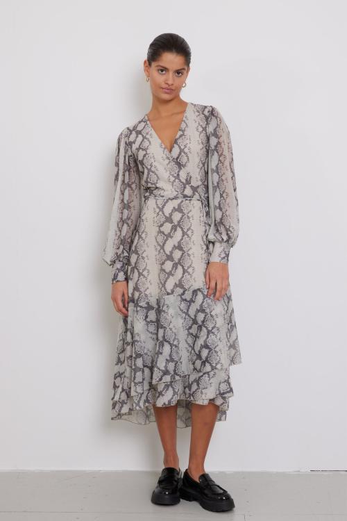 PhloxBBNora Dress - Light Snake Print