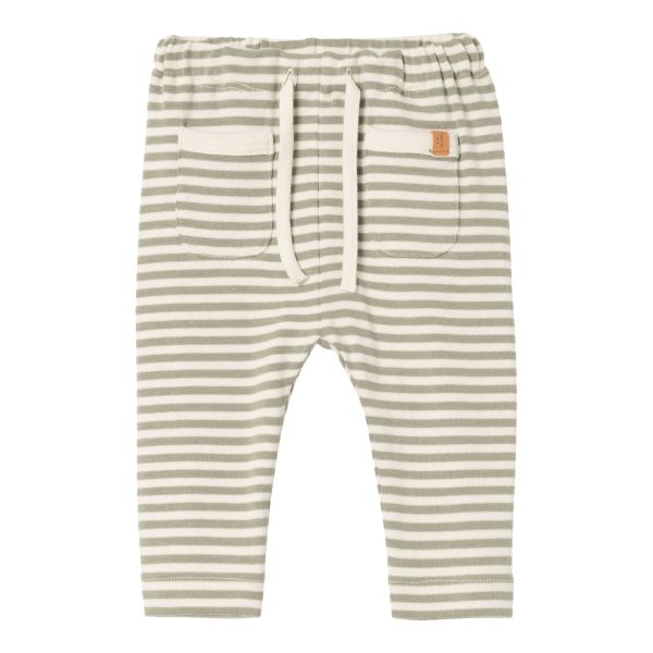 Geo Loose Pant, Moss Gray - Lil' Atelier