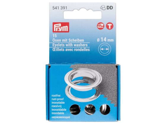 541391 Maljer 14 MM SØLV (15 SÆT)