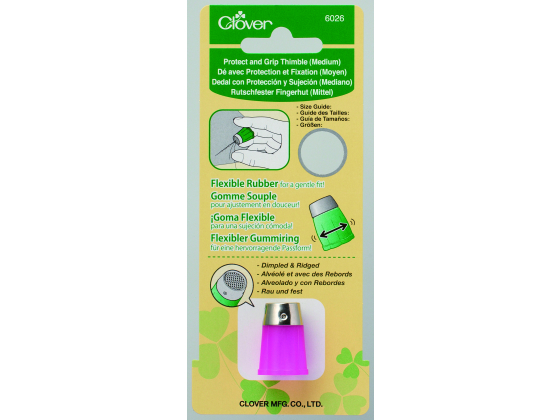 6026 CLOVER FINGERBØL GUMMI M/METAL 15,5MM