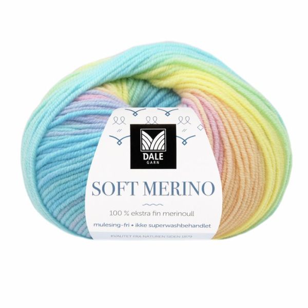 Soft Merino - Pastell print