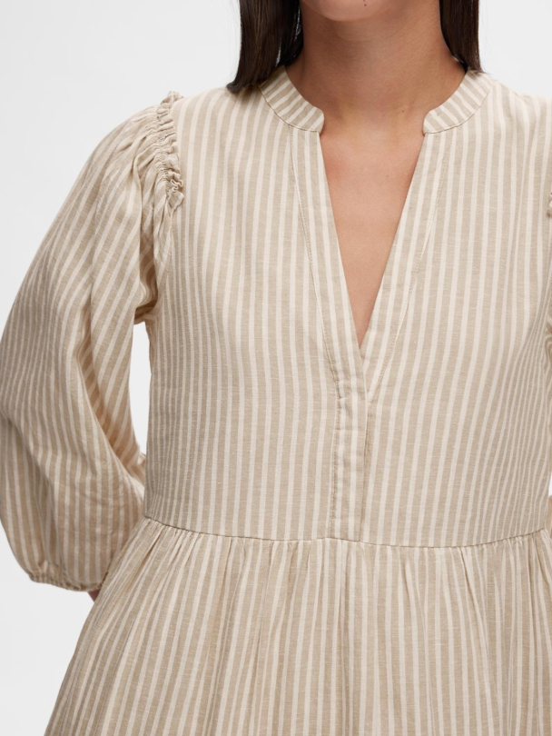 SELECTED FEMME Hillie Linen Dress - Image 3