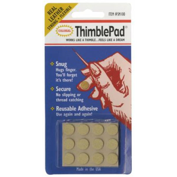 Thimblepad Leather Adhesive Thimble # SM100