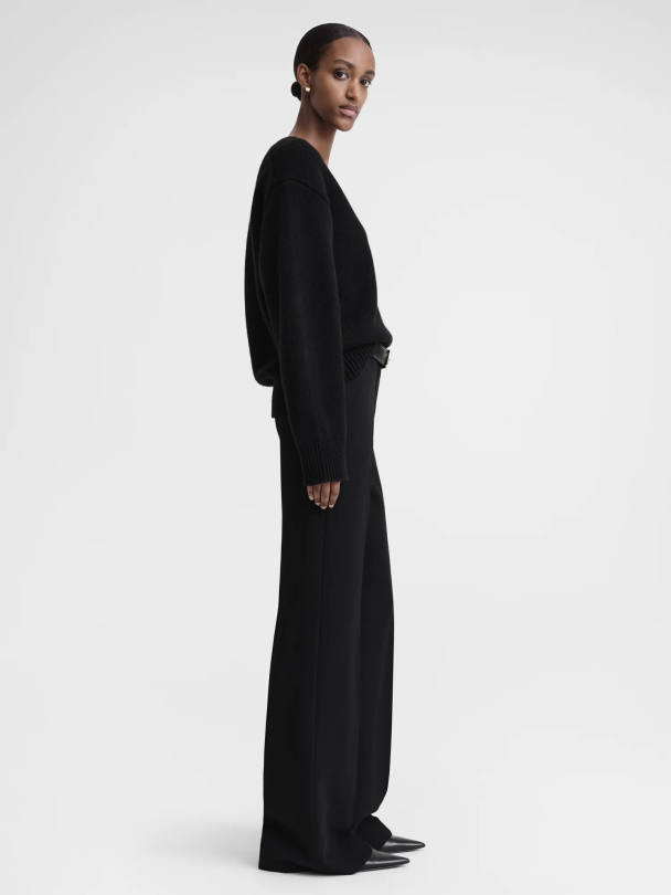 V-Neck Wool Cashmere Knit - Image 3