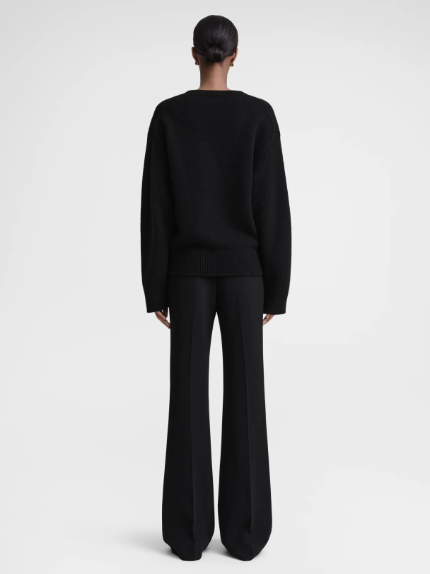 V-Neck Wool Cashmere Knit - Image 4