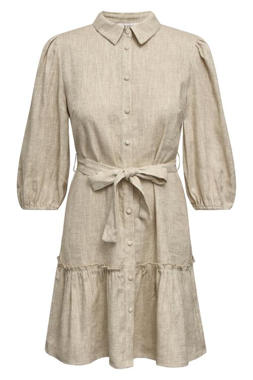 Linen Dress - Light Sand