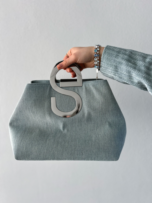 Icon Denim Tote - Image 1