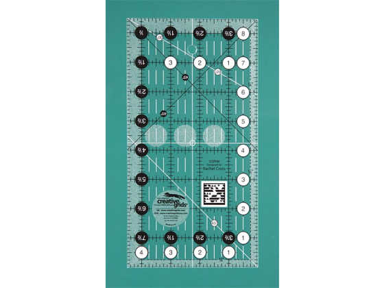  CGR48  Non slip 4½ Inch x 8½ Inch Ruler