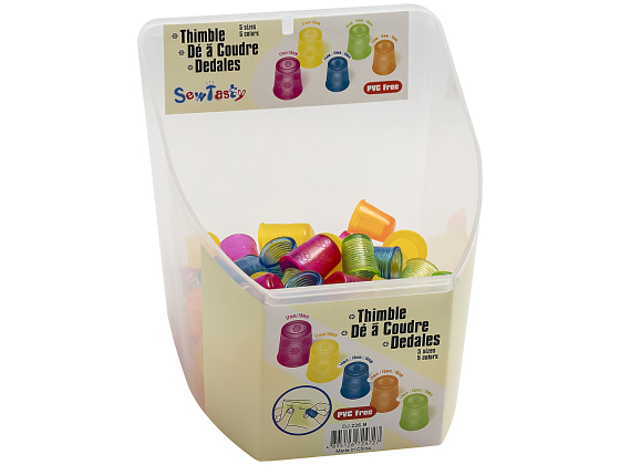 DISPLAY FINGERBØL PLAST ASS. STØRRELSER 3 stk
