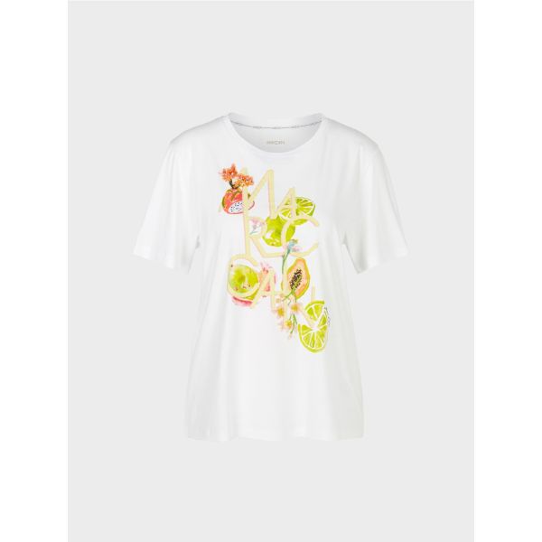 Fruity T-shirt With 3D-Pattern WC 48.11 J40 |  Fruity T-shirt With 3D-Pattern WC 48.11 J40 fra MarcCain