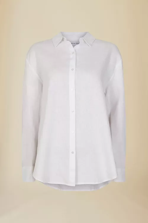 LINE OF OSLO Basic Linen Shirt