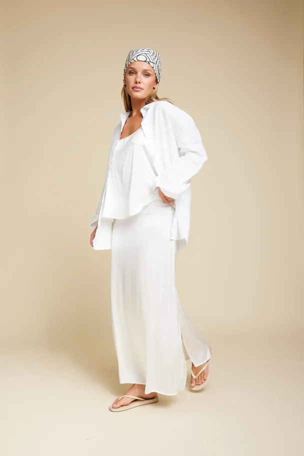 LINE OF OSLO Basic Linen Shirt - Image 2