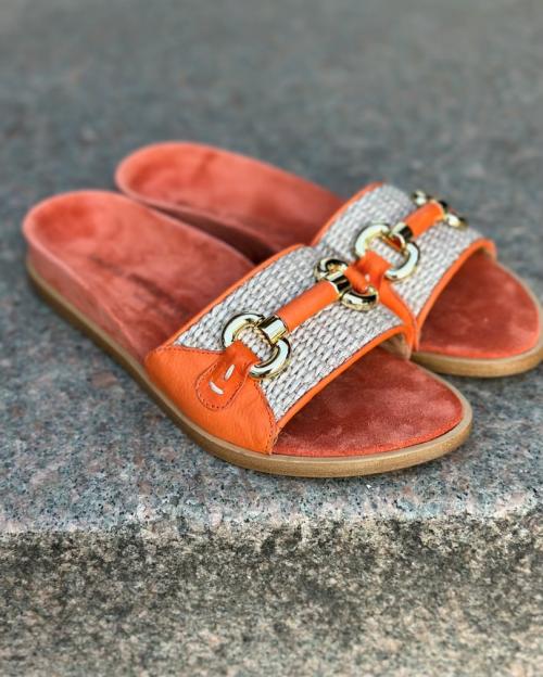 Toledo Orange Slippers 9510CA-48  | Toledo Orange Slippers 9510CA-48  fra Laura Bellariva