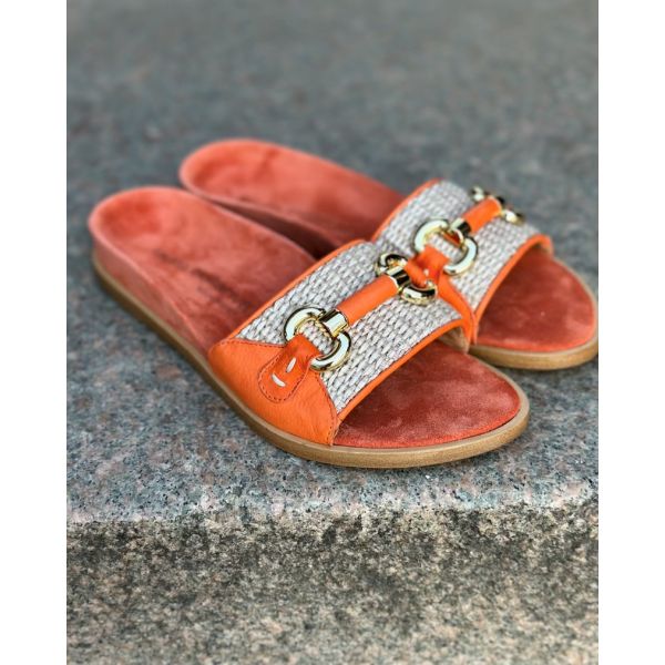 Toledo Orange Slippers 9510CA-48  | Toledo Orange Slippers 9510CA-48  fra Laura Bellariva