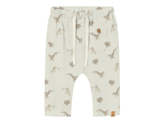 Gio Loose Pant, Coconut Milk Turtle - Lil' Atelier