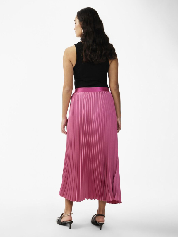 Celine Midi Skirt - Raspberry Rose - Image 2
