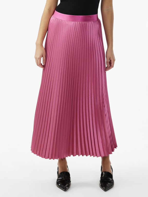 Celine Midi Skirt - Raspberry Rose - Image 3
