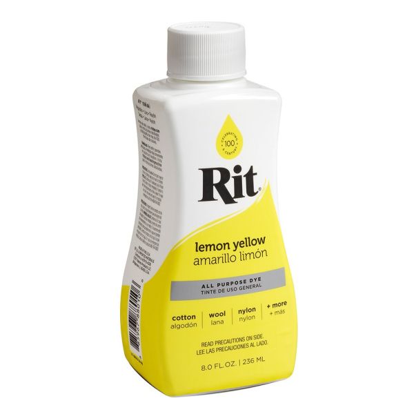 Rit Liquid Dye Tekstilfarge 236ml – Lemon Yellow