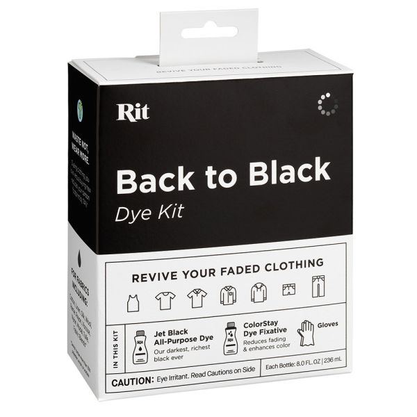 Rit Dye Tekstilfarge Sett – Back to Black Dye kit