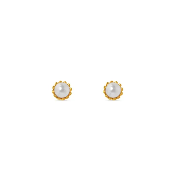 ORELIA Pearl Stud Earring