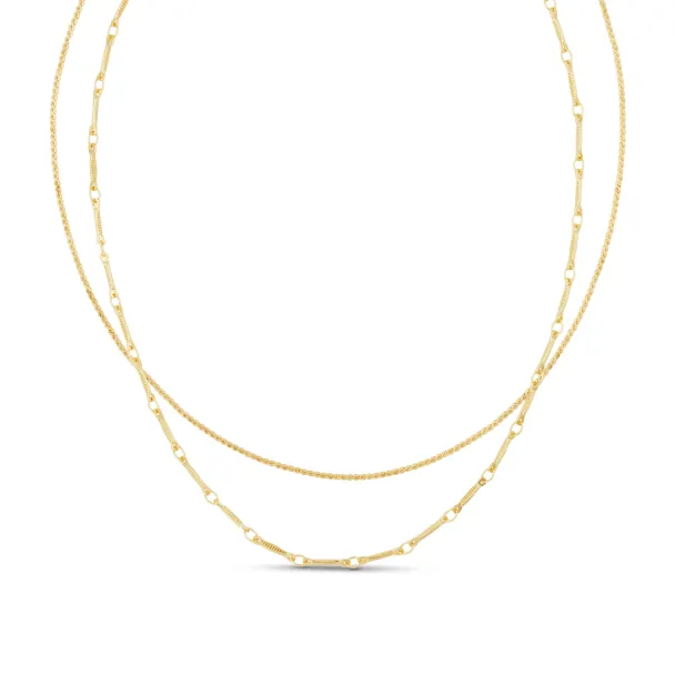 ORELIA Dainty Chain Necklace - Image 2