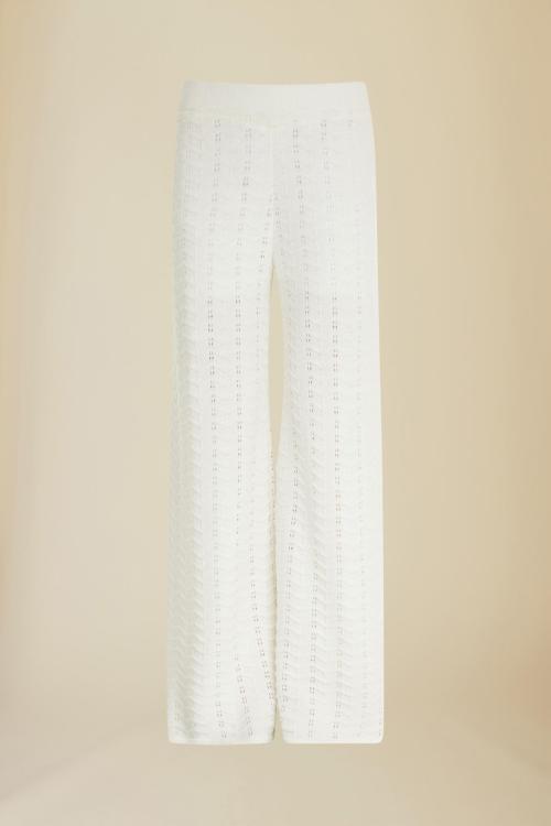 Holmes Knitted Trousers - Creme