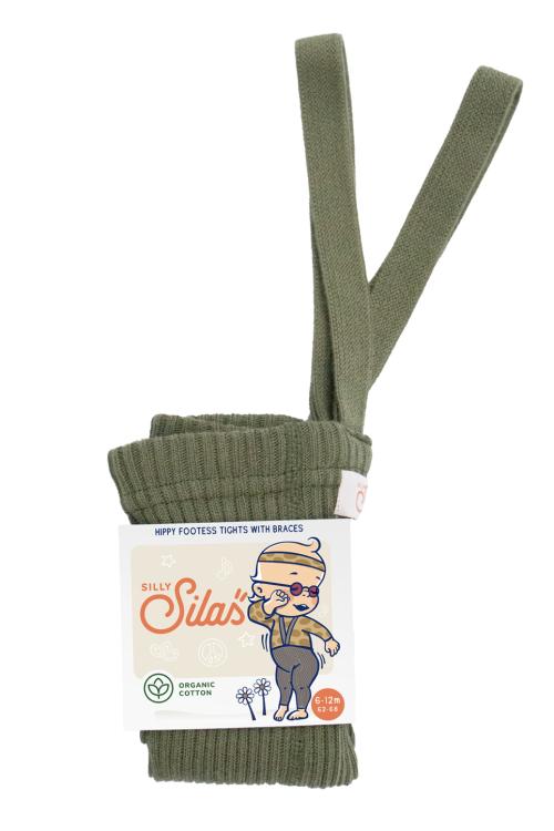 Silly Silas | Hippy Footless Tights - Olive
