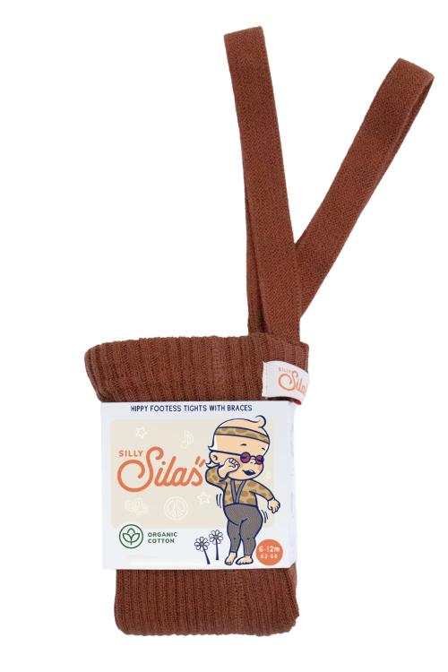 Silly Silas | Hippy Footless Tights - Cinnamon