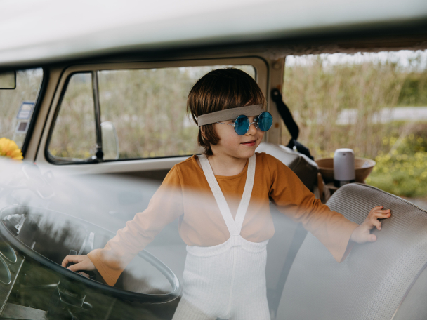 Hippy Footless Tights - Cream Blend - Image 2