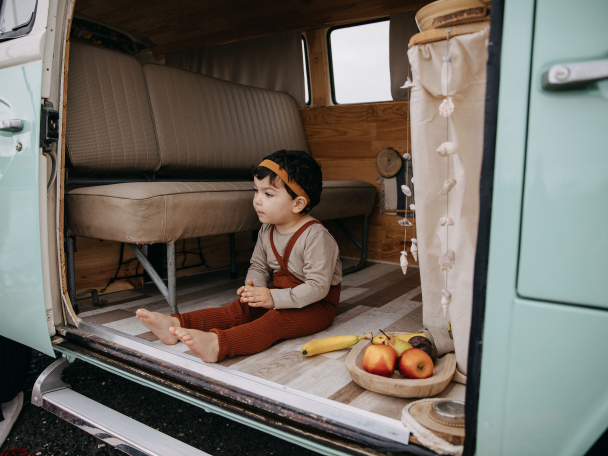 Hippy Footless Tights - Cinnamon - Image 2