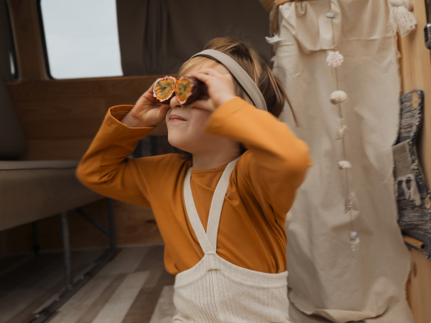 Hippy Footless Tights - Cream Blend - Image 5