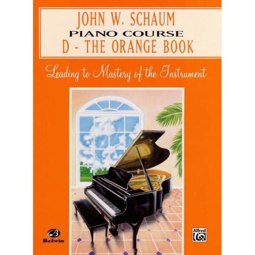 Schaum piano course D orange book