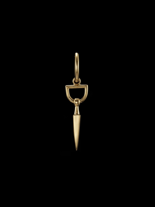 Bitten Earring - Gold-plated Silver - Image 2