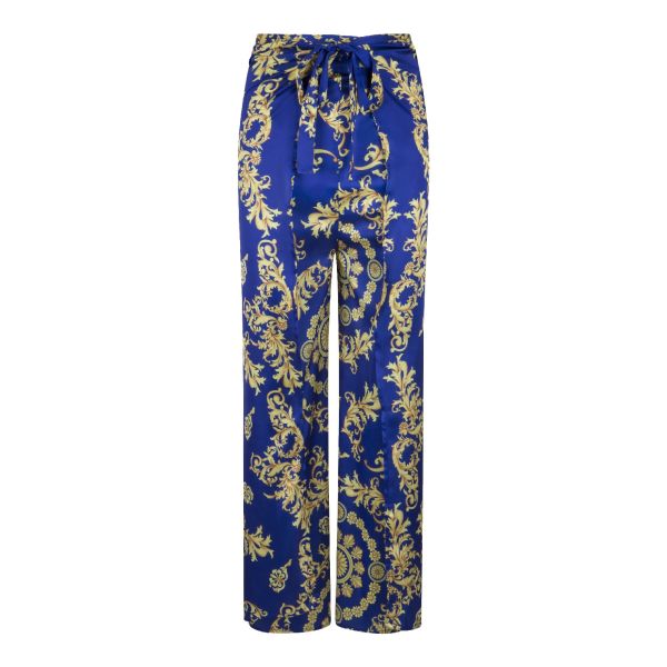 Multifunctional cover-up, royal blue/gold