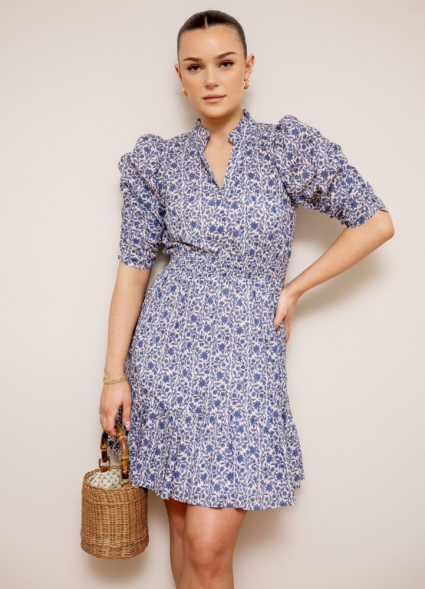 Billie Dress Short Sleeve  - Empire Blue