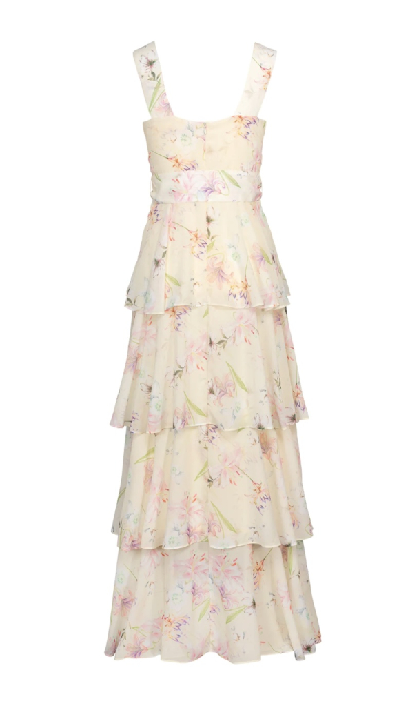 Angel Maxi Dress - Pastel Peony  - Image 4