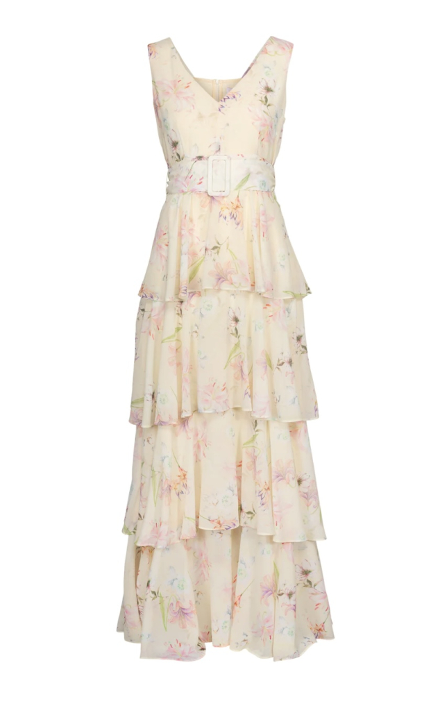 Angel Maxi Dress - Pastel Peony  - Image 5
