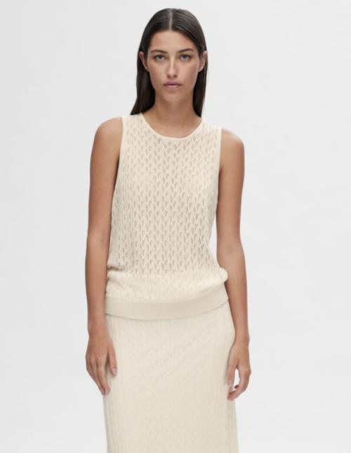 Agny knit Top - Birch 